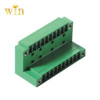 3.50mm Pluggable Terminal Blocks Male Right Angle Type Double Stagger With Flange-01