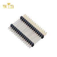 2.0mm Pin Header H=2.0 Double Row Stack Plastic Straight Type