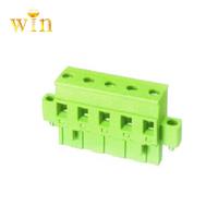 7.50mm Pluggable Terminal Blocks Female With Flange horizontal forward direction line
