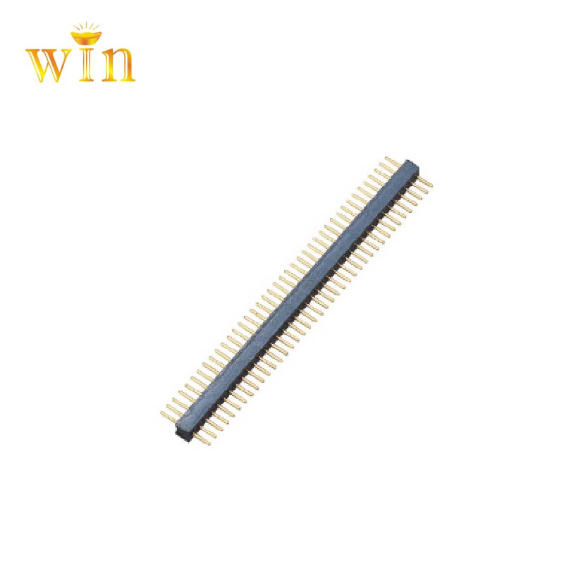 1.27mm Machined Pin Header H=2.2 Single Row Straight