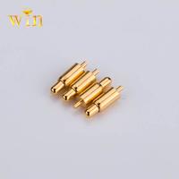 Single Plug-in Type Pogo Pin Spring loaded Brass contact P9440110-01