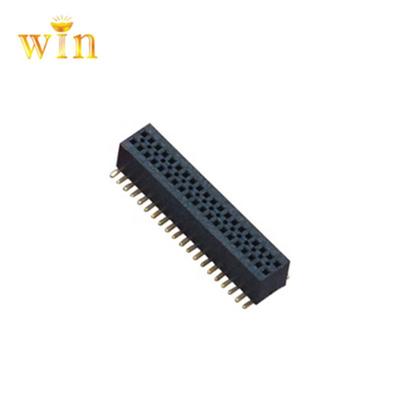 0.8mm Female Header H=3.1 Double Row SMT Type