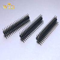 1.0mm Pin Header Double Rows Right-angle Customized Pin Length and Pitch