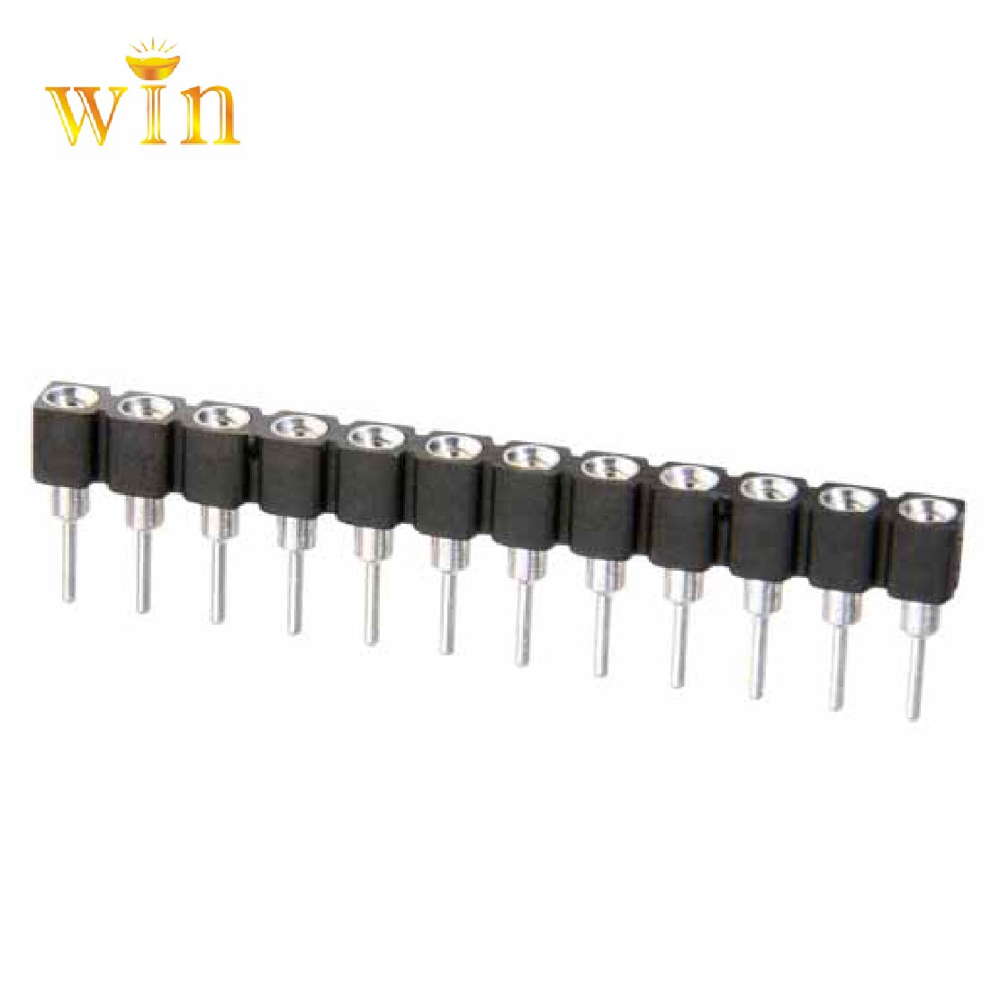2.54 Machined Female Header 1x4P suits for LED LAMP