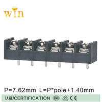 7.62mm Pitch Barrier Terminal blocks IEC17.5A/UL 15A Rated Voltage above 250V CK400-22K